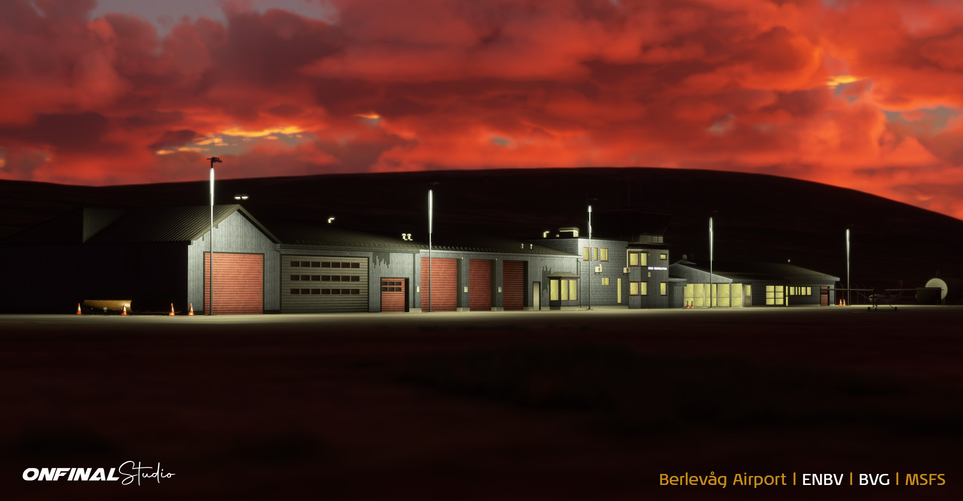 Berlevåg Berlevag Airport ENBV Scenery MSFS 2020 P3D Prepar3d