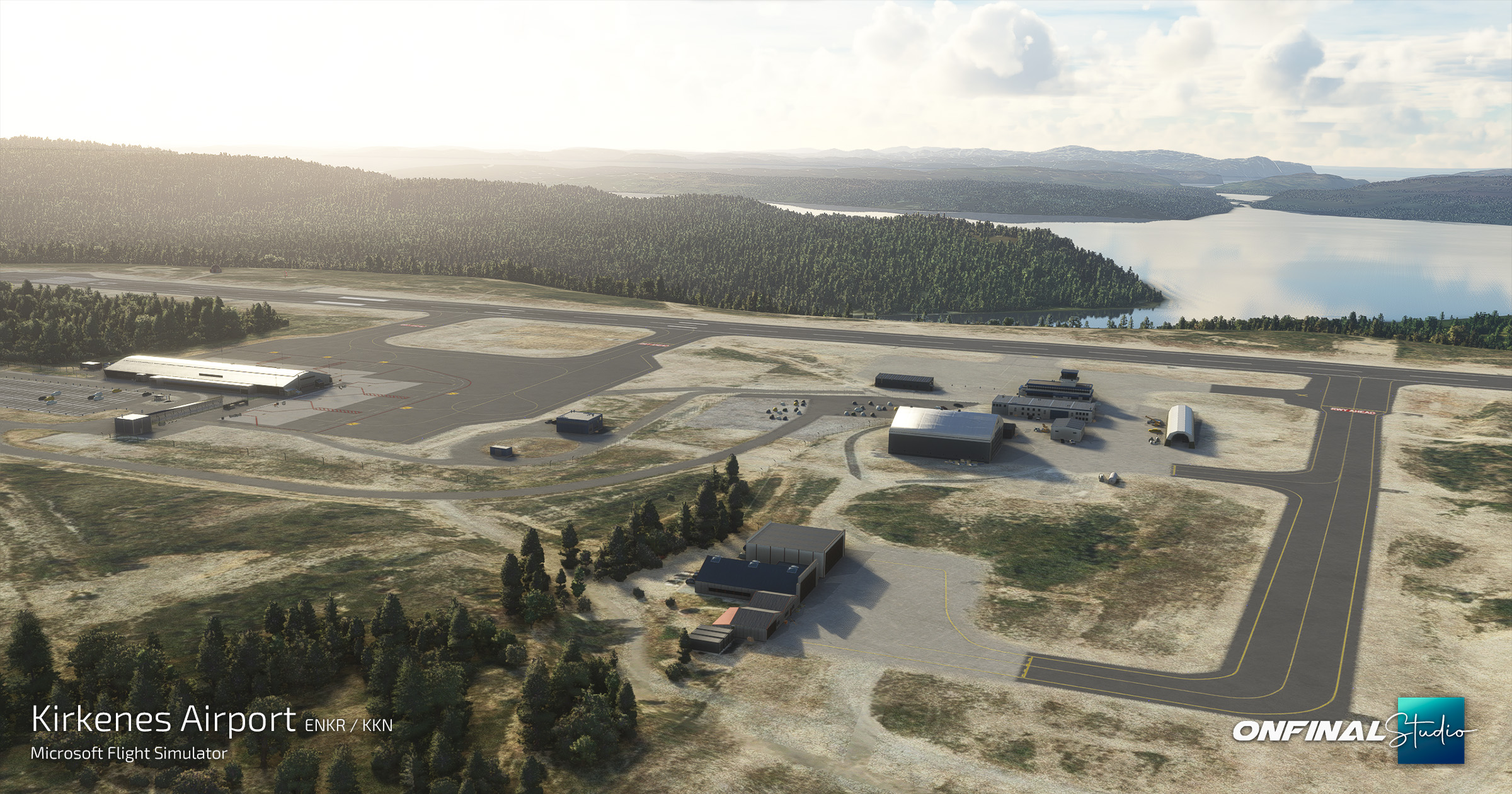 Kirkenes Airport EKEB Scenery MSFS FLight Simulator